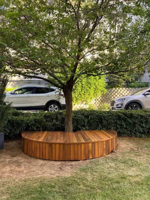 Havuz ve bahçe kenarı deck kaplama uygulaması — proje fotoğrafı 12