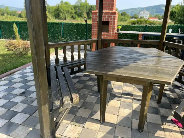 Bahçe için ahşap kamelya — uygulama fotoğrafı 7